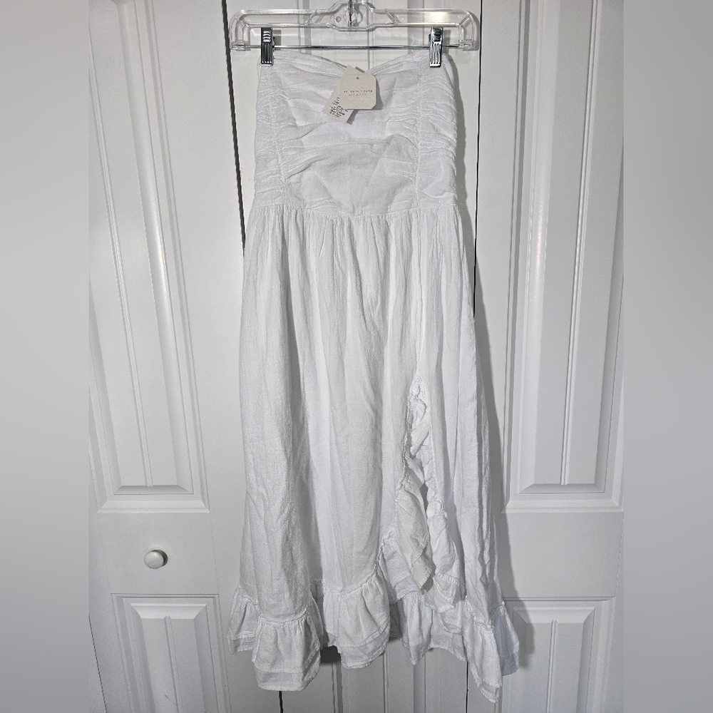 Altar'd State White Strapless Dress